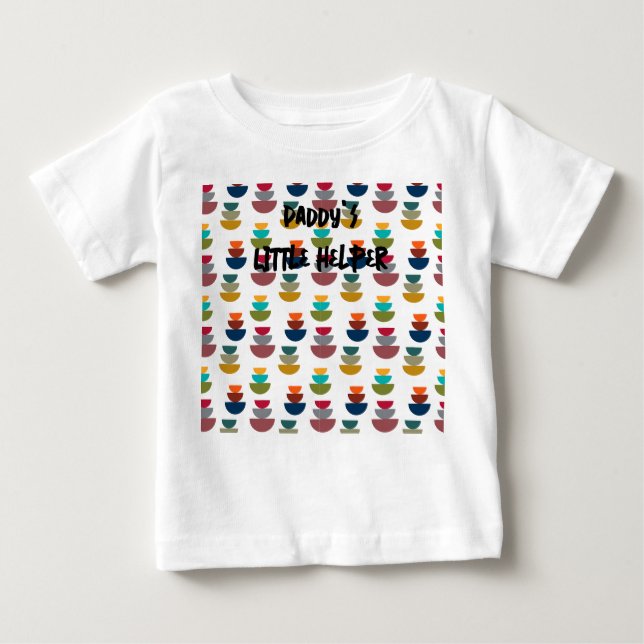 Camiseta De Bebé Minimalismo brillante moderno de mediados del sigl (Anverso)