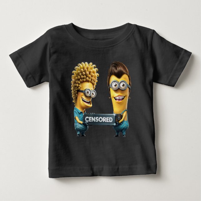 Camiseta De Bebé Minions de Hooligans (Anverso)