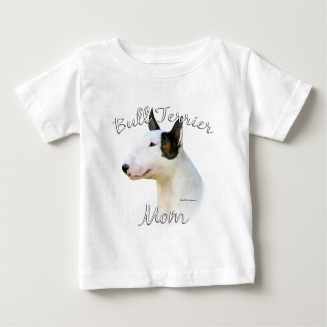 Camiseta De Bebé Ministra de Bull Terrier Mamá 2 (Anverso)