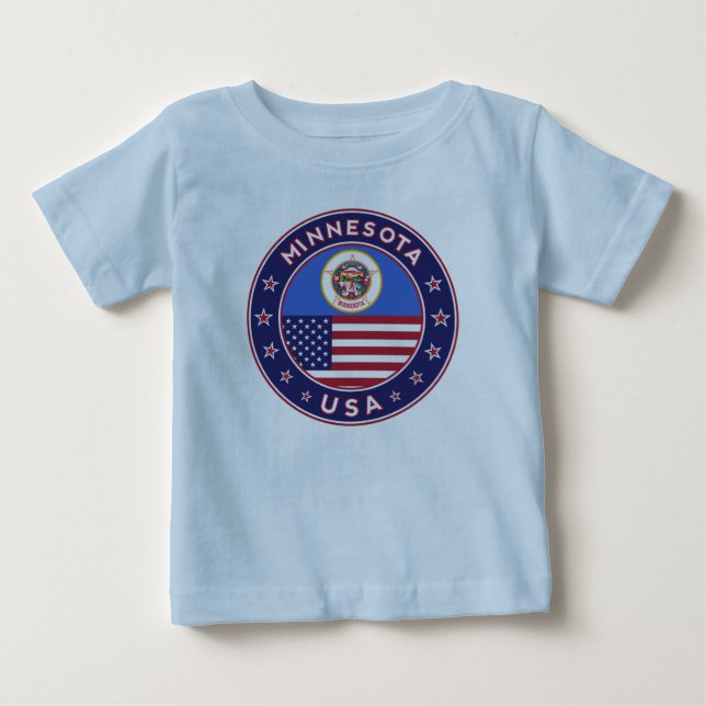 Camiseta De Bebé Minnesota (Anverso)