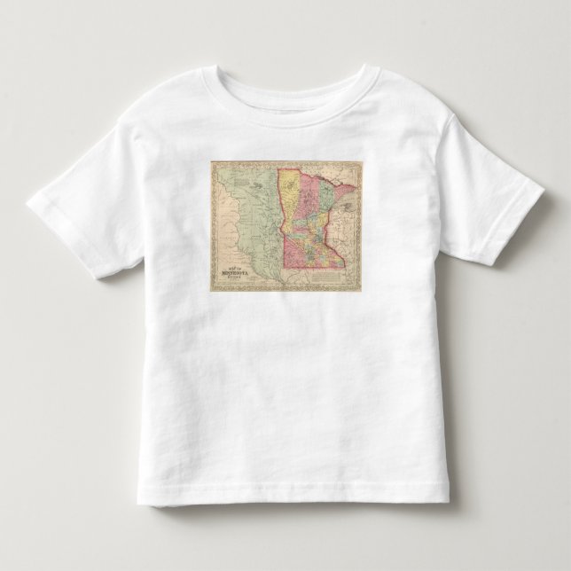 Camiseta De Bebé Minnesota 2 (Anverso)