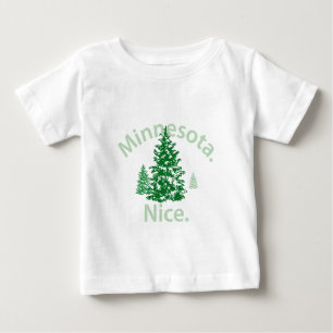 Camiseta De Bebé Minnesota Niza. ¡Punto!