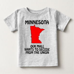 Camiseta De Bebé Minnesota - Nuestro centro comercial quiere separa
