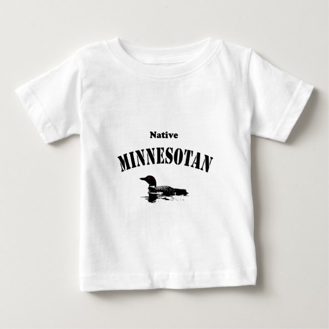 Camiseta De Bebé Minnesotan nativo (Anverso)