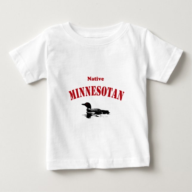 Camiseta De Bebé Minnesotan nativo (Anverso)