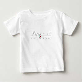 Camiseta De Bebé Minty & Merry minimalist