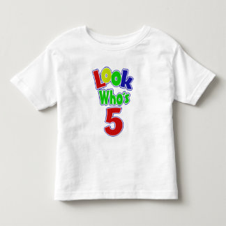 Camiseta De Bebé Mira quién es el 5