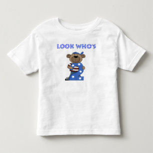 Camiseta De Bebé Mira quién es el oso de cumpleaños de dos chicos