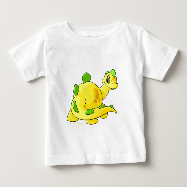 Camiseta De Bebé Mirada de Chomby amarillo (Anverso)