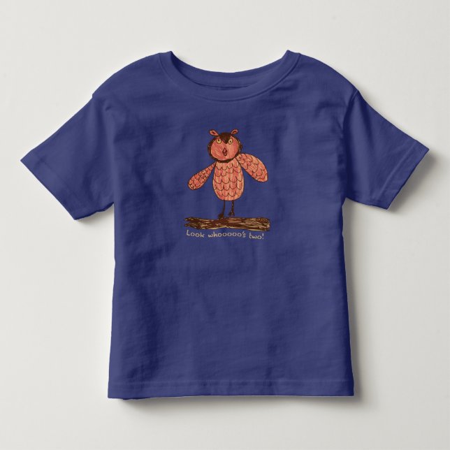 Camiseta De Bebé Mire quién es dos (Anverso)