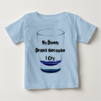 Camiseta De Bebé Mis bebidas del papá