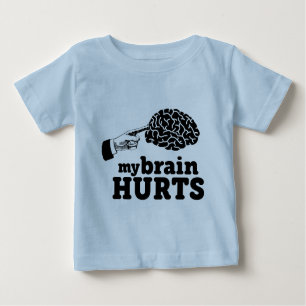 Camiseta De Bebé Mis daños del cerebro