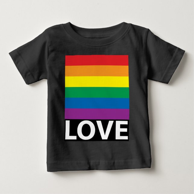 Camiseta De Bebé Mis mamas me aman (Anverso)