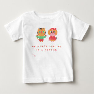 Camiseta De Bebé Mis otros hermanos son un rescate