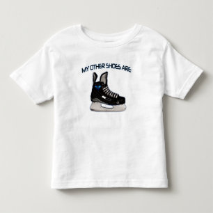 Camiseta De Bebé ¡Mis otros zapatos son… zapatos del hockey!