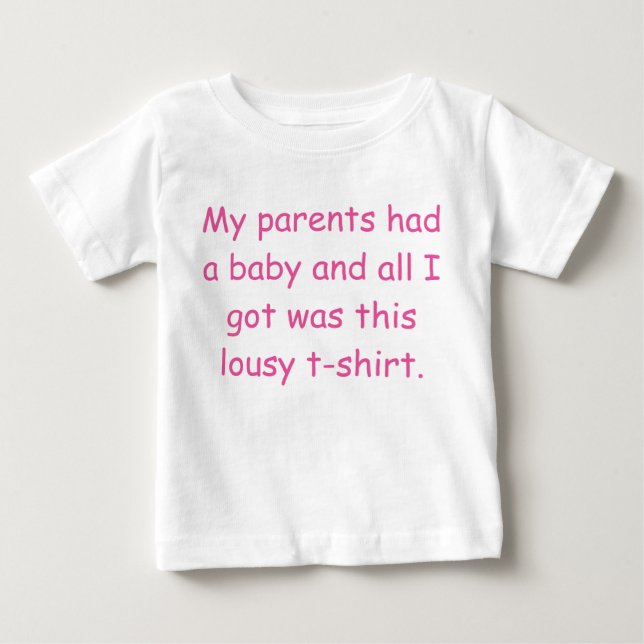 Camiseta De Bebé Mis padres tenían una camiseta del bebé (Anverso)
