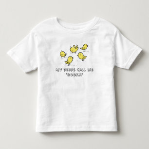 Camiseta De Bebé Mis píos me llaman "Booka "