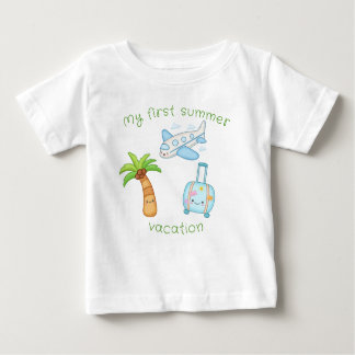Camiseta De Bebé Mis primeras vacaciones de verano son divertidas