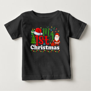 Camiseta De Bebé Mis primeros Navidades-81053