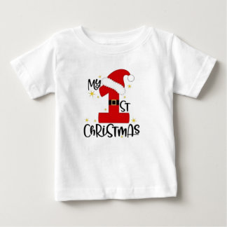 Camiseta De Bebé Mis primeros Navidades - Diseño festivo de camiset