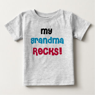 Camiseta De Bebé Mis rocas de la abuela