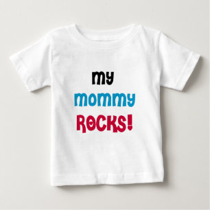 Camiseta De Bebé Mis rocas de la mamá