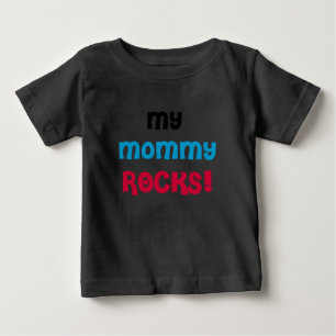 Camiseta De Bebé Mis rocas de la mamá