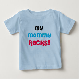 Camiseta De Bebé Mis rocas de la mamá