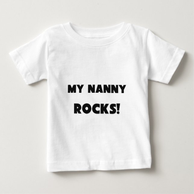 Camiseta De Bebé ¡MIS ROCAS de la niñera! (Anverso)
