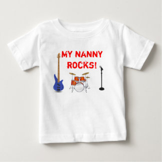 Camiseta De Bebé ¡Mis rocas de la niñera!
