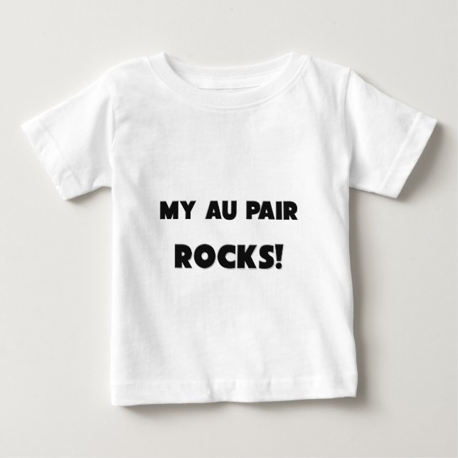 Camiseta De Bebé ¡MIS ROCAS del au pair! (Anverso)