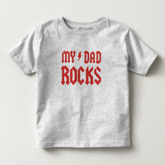 Camiseta De Bebé Mis rocas del papá