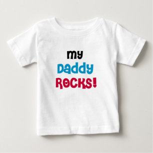 Camiseta De Bebé Mis rocas del papá