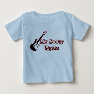Camiseta De Bebé Mis rocas del papá (2)