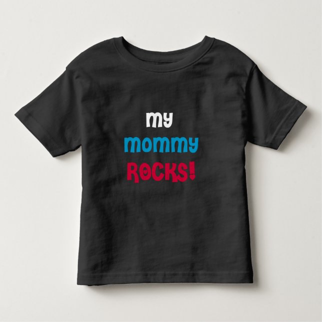 Camiseta De Bebé Mis rocas mami (Anverso)