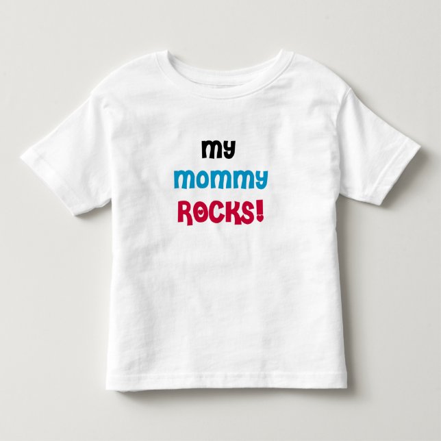 Camiseta De Bebé Mis rocas mami (Anverso)