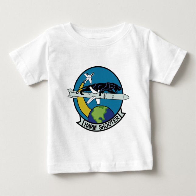 Camiseta De Bebé Misil antiradiación de alta velocidad Mili de la (Anverso)