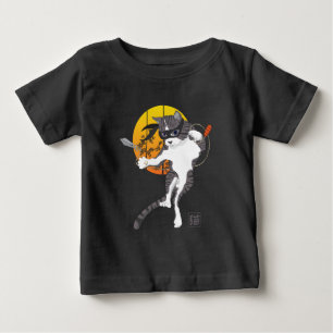 Camiseta De Bebé Misión de luna llena: Cat Ninja