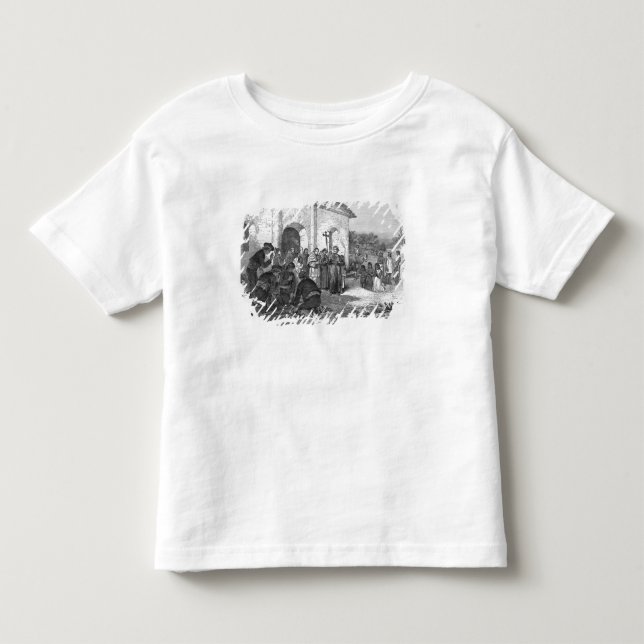 Camiseta De Bebé Misión española del Álamo (Anverso)