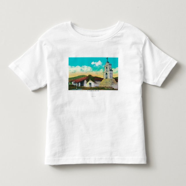 Camiseta De Bebé Misión San Antonio de PalaPala, CA (Anverso)