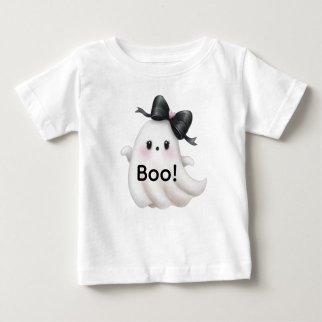 Camiseta De Bebé Miss Boo Pequeña (Anverso)