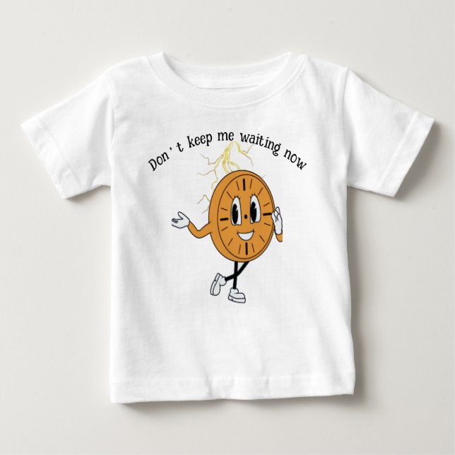 Camiseta De Bebé Miss Minutes AI Mascot Graphic T-Shirt (Anverso)