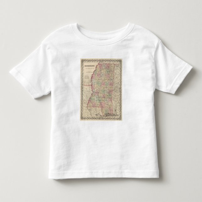 Camiseta De Bebé Mississippi 3 (Anverso)