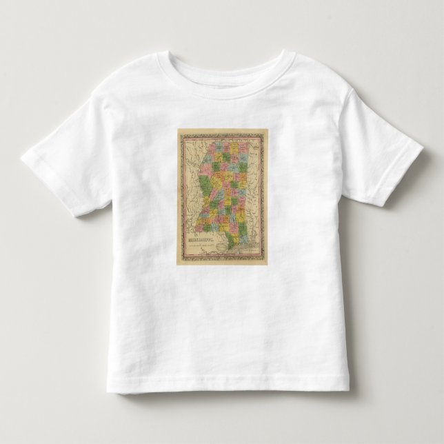 Camiseta De Bebé Mississippi 5 (Anverso)