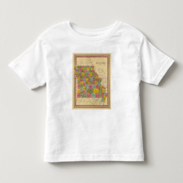 Camiseta De Bebé Missouri (Anverso)