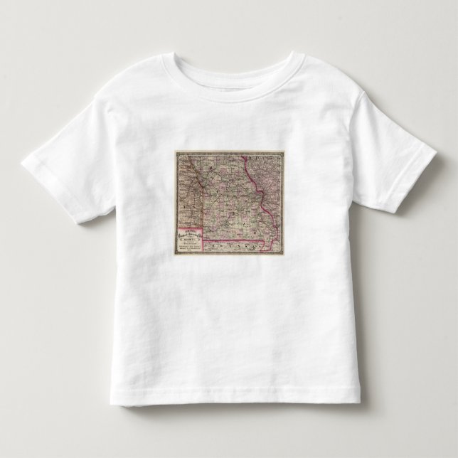 Camiseta De Bebé Missouri 7 (Anverso)