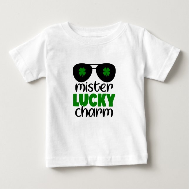 Camiseta De Bebé Mister Lucky Charm Baby (Anverso)