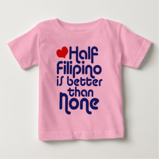 Camiseta De Bebé Mitad filipino...