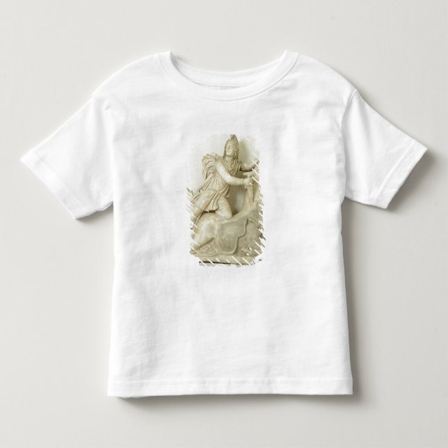 Camiseta De Bebé Mithras sacando el toro, alivio de mármol, romana (Anverso)
