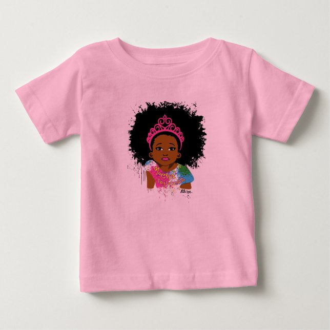 Camiseta De Bebé Mocha Princess Baby Tutu (Anverso)
